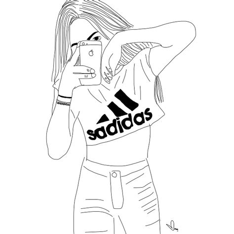 meisjes tekeningen adidas|11 ideeën over Adidas Drawing Girls .